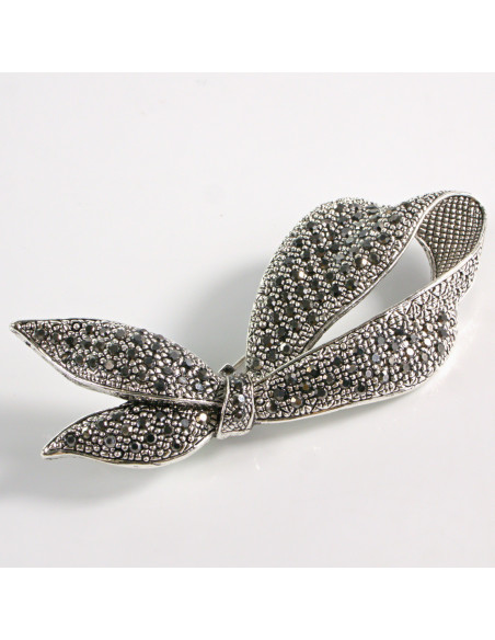 BROSZKA BROSZA  ZAWIJAS KOKARDKA KRAWATKA  VINTAGE  LOLITA AKCESORIA