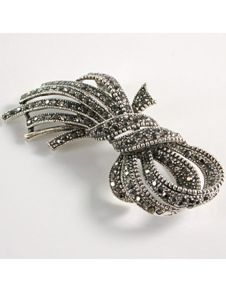 BROSZKA BROSZA  ZAWIJAS KOKARDKA KRAWATKA  VINTAGE  LOLITA AKCESORIA