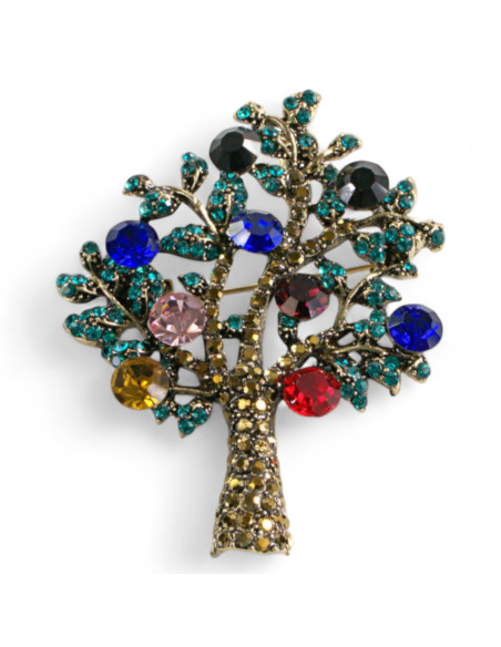 Broszka Brosza kolorowe Drzewko Drzewo Lolita Accessories