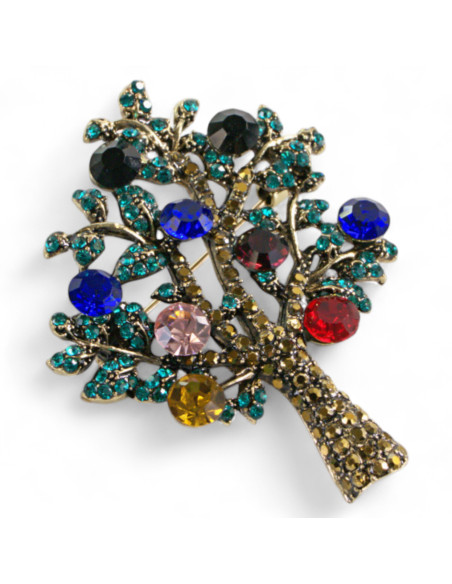 Broszka Brosza kolorowe Drzewko Drzewo Lolita Accessories