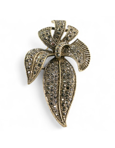 Klasyczna Broszka Brosza stare złoto Lolita Accessories