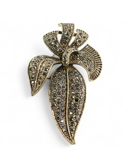 Klasyczna Broszka Brosza stare złoto Lolita Accessories