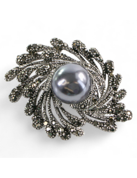 Broszka Brosza Galeryjna Gniazdo z Perłą Lolita Accessories