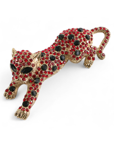 Broszka Brosza Pantera z kamieniami Lolita Accessories
