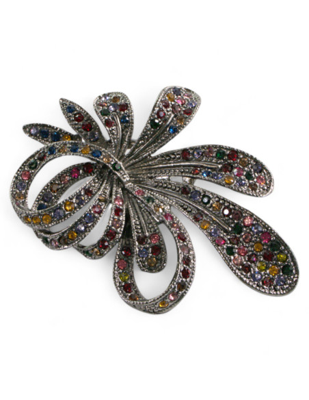 Broszka Brosza "WIĄZANKA " Kamienie Lolita Accessories Przypinka Ozdobna