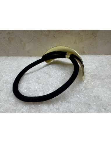 Gumka do włosów HAIR CUFF Z METALOWA PÓŁOBRĘCZ...