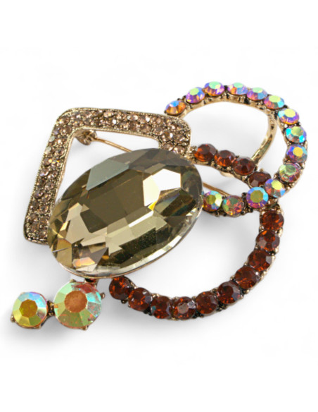 Broszka Brosza Kamienie Lolita Accessories Przypinka Ozdobna