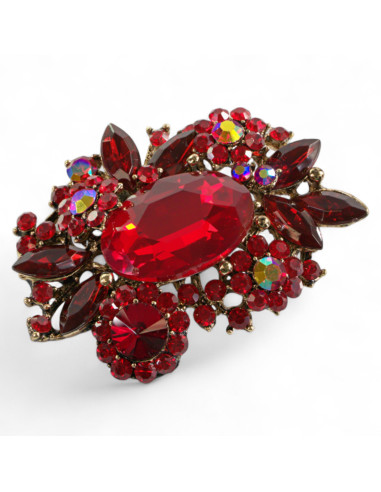 Broszka Brosza MEDALION Kamienie Lolita...