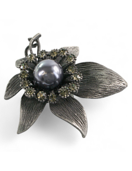 Broszka Brosza "BUKIET" z PERŁĄ Lolita Accessories Przypinka Ozdobna