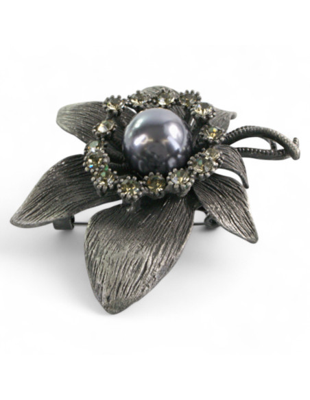 Broszka Brosza "BUKIET" z PERŁĄ Lolita Accessories Przypinka Ozdobna