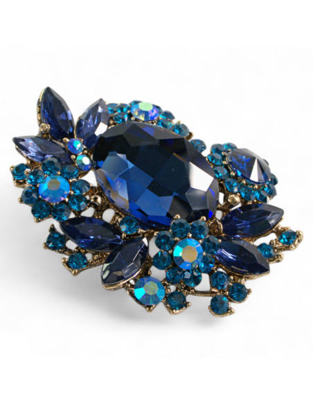 Broszka Brosza MEDALION Kamienie Lolita Accessories Przypinka Ozdobna