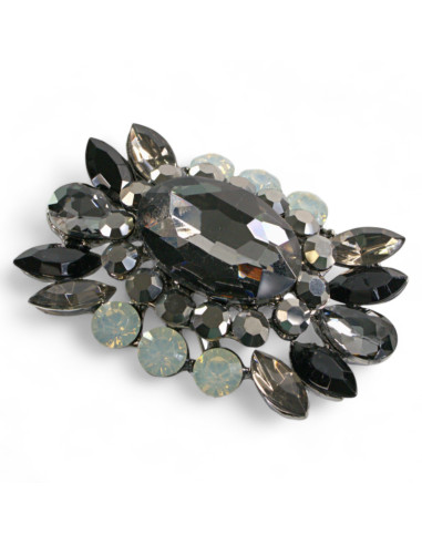 Broszka Brosza MEDALION Kamienie Lolita...