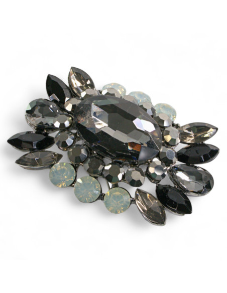 Broszka Brosza MEDALION Kamienie Lolita Accessories Przypinka Ozdobna