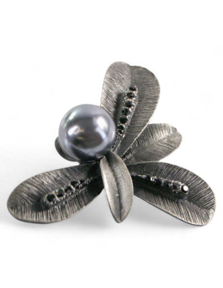 Broszka Brosza "BUKIET" z PERŁĄ Lolita Accessories Przypinka Ozdobna