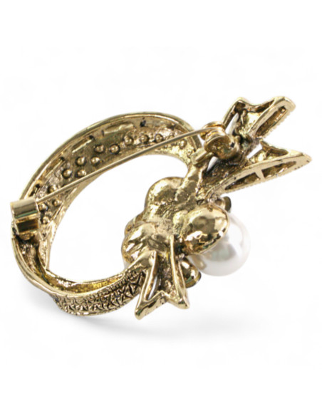 Broszka Brosza "BUKIET" z PERŁĄ Lolita Accessories Przypinka Ozdobna