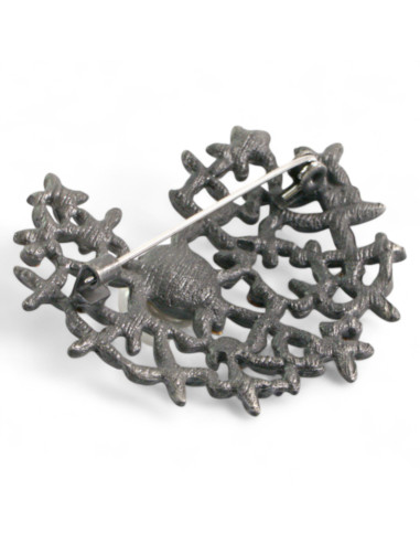 Broszka Brosza "KWIATKI " z PERŁAMI Lolita...