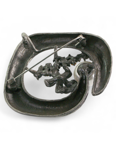 Broszka Brosza "KWIATKI " z PERŁAMI Lolita...