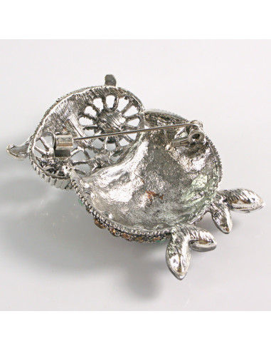 Broszka Brosza SOWA Z KAMIENIAMI Lolita...