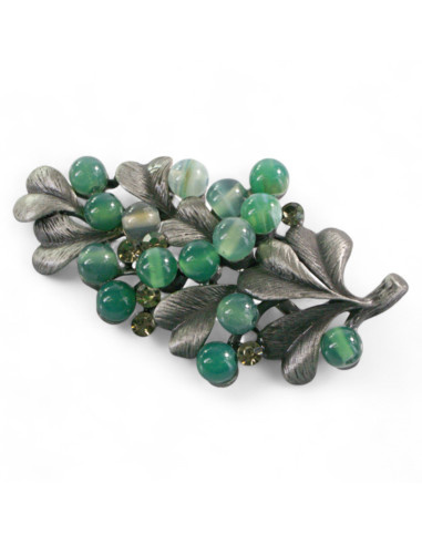 Broszka Brosza Zielone Jagody Lolita...
