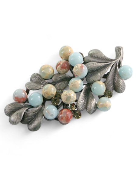 Broszka Brosza Zielone Jagody Lolita Accessories Przypinka Ozdobna