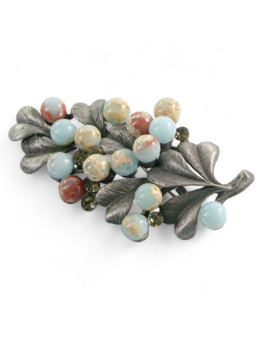 Broszka Brosza Zielone Jagody Lolita...