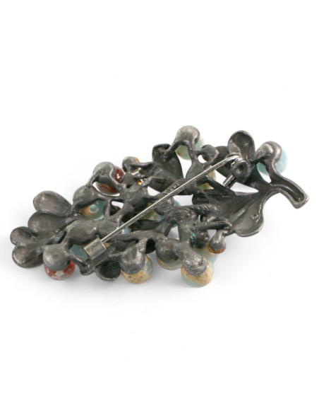 Broszka Brosza Zielone Jagody Lolita Accessories Przypinka Ozdobna