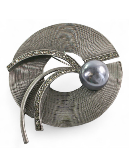Broszka Brosza Galeryjna z PERŁĄ Lolita Accessories Przypinka Ozdobna