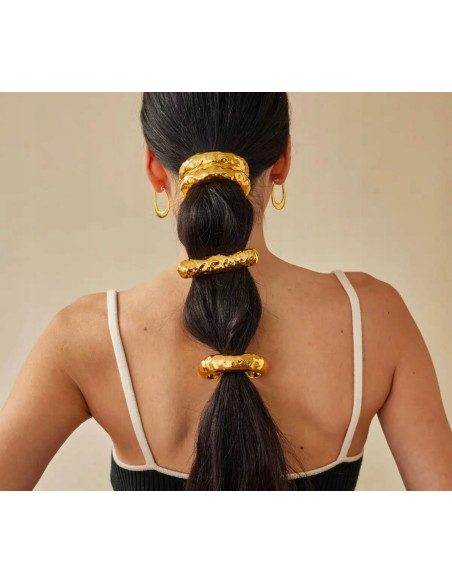 Gumka do włosów HAIR CUFF Z METALOWA PÓŁOBRĘCZ Lolita AKCESORIA