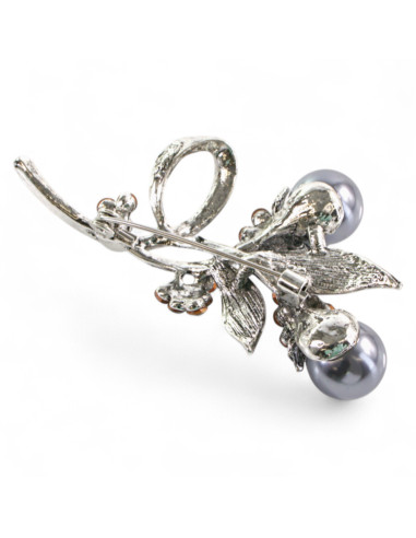 Broszka Brosza WIĄZANKA z PERŁĄ Lolita...