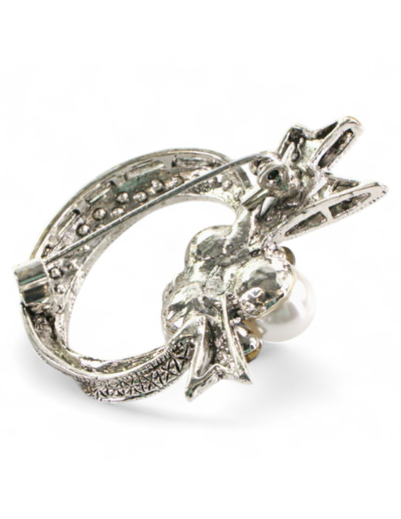 Broszka Brosza "BUKIET" z PERŁĄ Lolita Accessories Przypinka Ozdobna