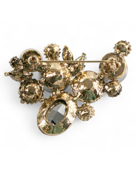 Broszka Brosza z PERŁAMI Lolita Accessories Przypinka Ozdobna