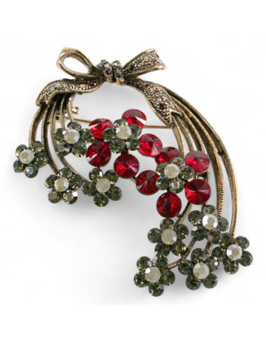 Broszka Brosza KWIATKI WIĄZANKA Lolita Accessories Przypinka Ozdobna
