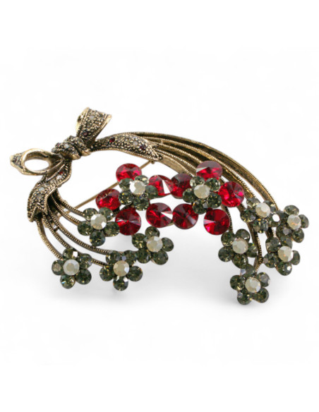 Broszka Brosza KWIATKI WIĄZANKA Lolita Accessories Przypinka Ozdobna