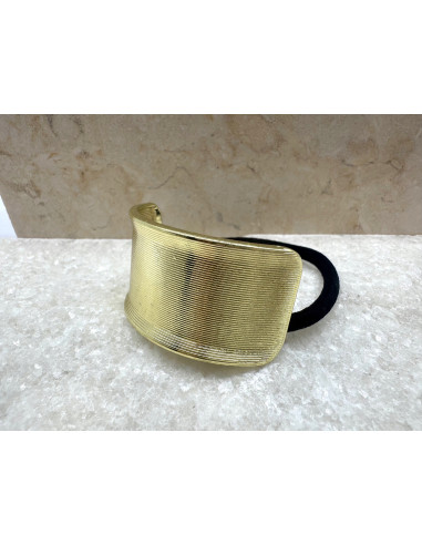 Gumka do włosów HAIR CUFF Z METALOWA PÓŁOBRĘCZ...