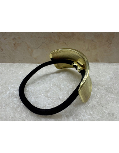 Gumka do włosów HAIR CUFF Z METALOWA PÓŁOBRĘCZ...