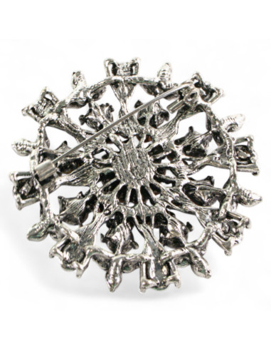 Broszka Brosza ROZETA VINTAGE Lolita...