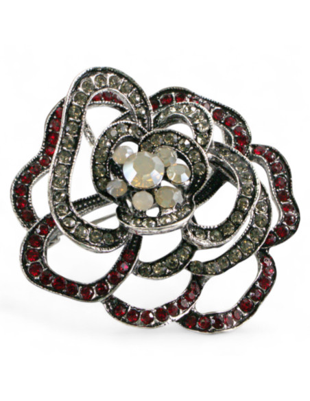 Broszka Brosza RÓŻA VINTAGE Lolita Accessories Przypinka Ozdobna