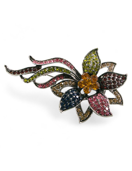 Broszka Brosza "WIĄZANKA " Kamienie Lolita Accessories Przypinka Ozdobna