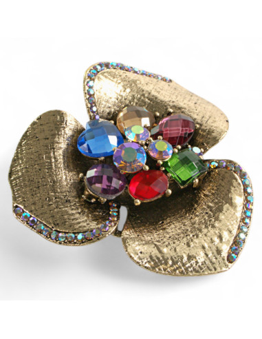 Broszka Brosza KWIAT Kamienie Lolita...