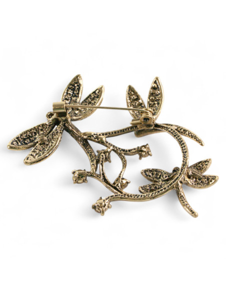 Broszka Brosza KOLOROWE WAŻKI z kamieniami Lolita Accessories