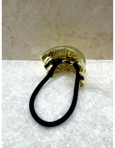 Gumka do włosów HAIR CUFF Z METALOWA PÓŁOBRĘCZ...