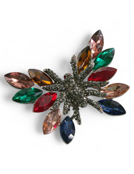 Broszka BROSZA MOTYL z KAMIENIAMI ozdobna Lolita Accessories