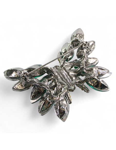 Broszka BROSZA MOTYL z KAMIENIAMI ozdobna Lolita Accessories