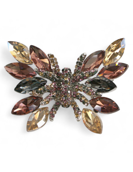 Broszka BROSZA MOTYL z KAMIENIAMI ozdobna Lolita Accessories