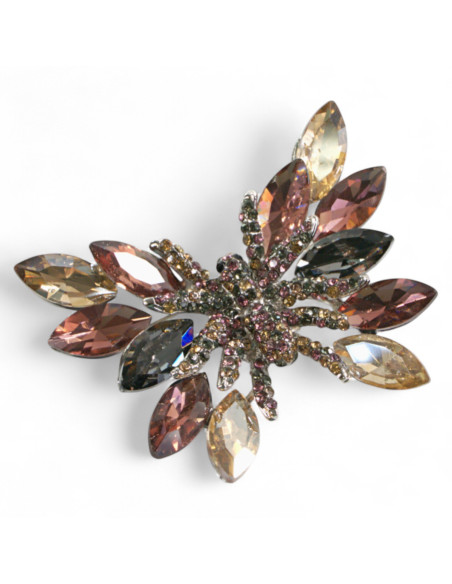 Broszka BROSZA MOTYL z KAMIENIAMI ozdobna Lolita Accessories