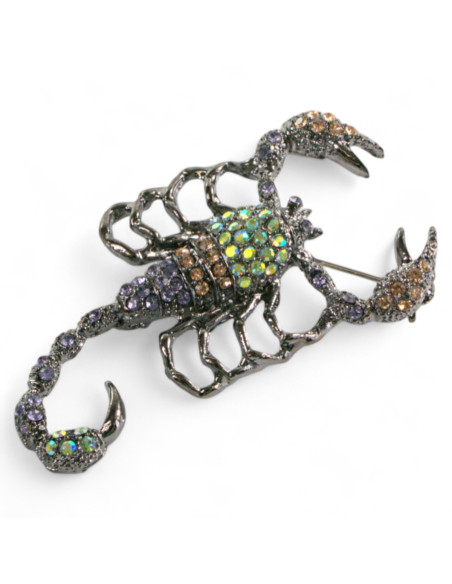 Klasyczna Broszka Brosza SKORPION Z CYRKONIAMI Lolita Accessories