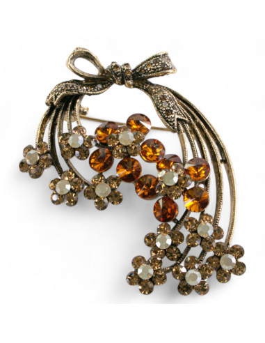 Broszka Brosza KWIATKI WIĄZANKA Lolita Accessories Przypinka Ozdobna