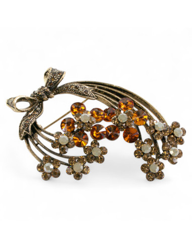 Broszka Brosza KWIATKI WIĄZANKA Lolita...