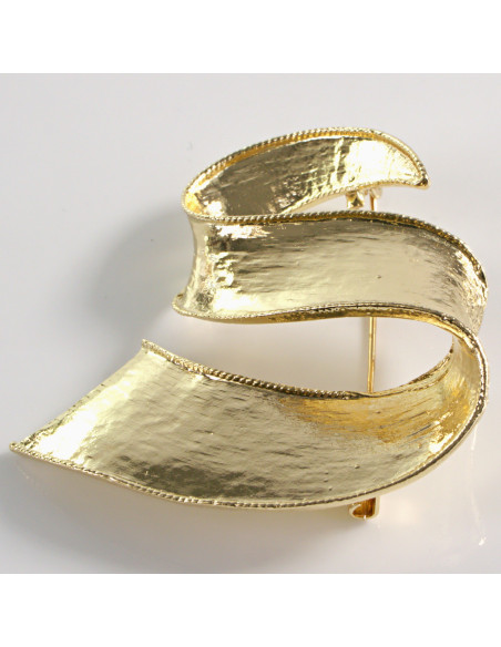 BROSZKA BROSZA  MINIMALISTYCZNY ZŁOTY ZAJWISAJ ZAWIJAS LOLITA AKCESORIA