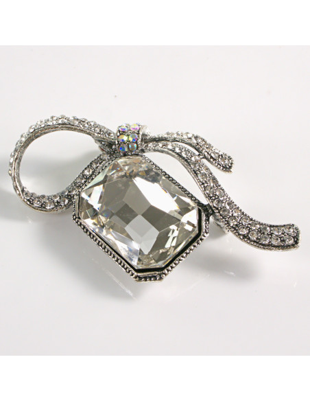 BROSZKA BROSZA KOKARDA CRYSTAL  "BRYLANT" LOLITA AKCESORIA